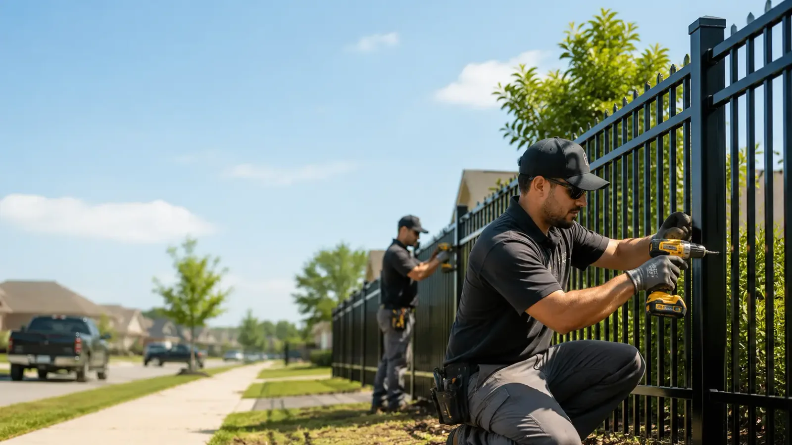 Metal Fence Installation in Phoenix, MD